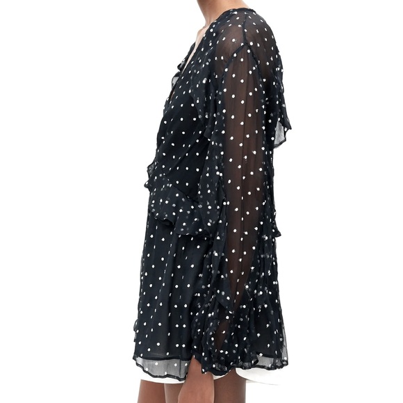 ZIMMERMANN EMBROIDERED POLKA DOT SHEER BLOUSE NWT $490 - Picture 5 of 6